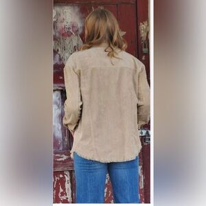 BISHOP + YOUNG Good Feels Corduroy Shacket - Natural